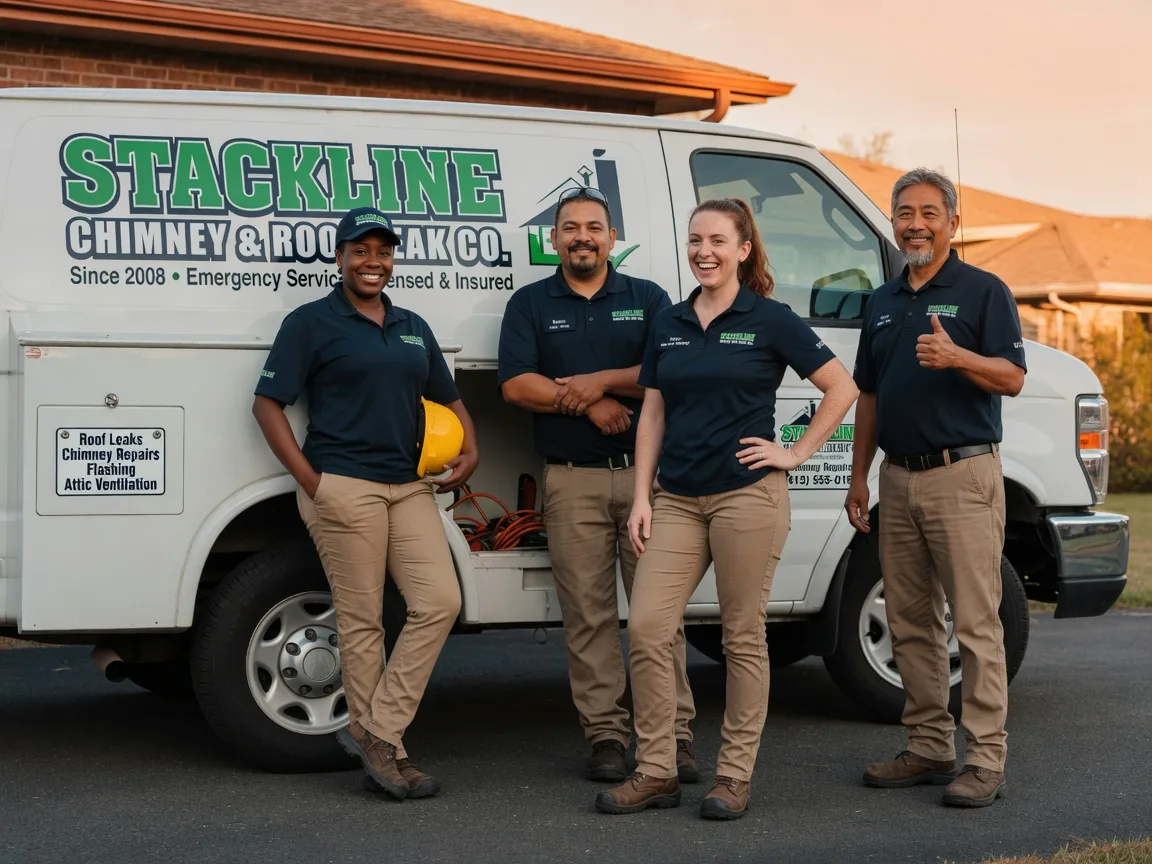 Chimney flashing repair company in Stovall, NC